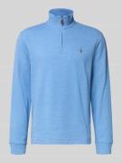 Polo Ralph Lauren Strickpullover mit Stehkragen in Royal, Größe L