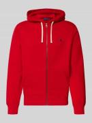 Polo Ralph Lauren Sweatjacke mit Kapuze in Rot, Größe L