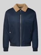 MCNEAL Regular Fit Jacke mit Umlegekragen in Marine, Größe L