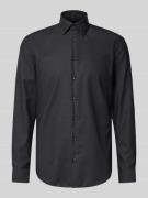 Christian Berg Men Regular Fit Business-Hemd aus reiner Baumwolle mit ...