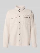 Antony Morato Regular Fit Jeanshemd mit Brusttaschen in Sand, Größe 46