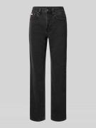 Calvin Klein Jeans Straight Fit Jeans aus Baumwoll-Mix mit Logo-Patch ...