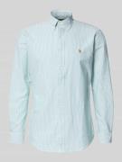 Polo Ralph Lauren Custom Fit Freizeithemd mit Button-Down-Kragen in He...