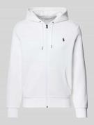 Polo Ralph Lauren Sweatjacke mit Kapuze in Weiss, Größe L