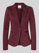 ICHI Slim Fit Blazer mit Paspeltaschen Modell 'KATE' in Bordeaux, Größ...