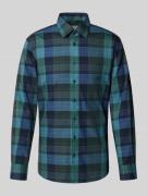 ETERNA Modern Fit Business-Hemd mit Knopfleiste in Marine, Größe 40