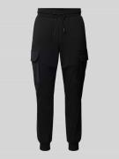 Antony Morato Slim Fit Sweatpants mit Cargotaschen in Black, Größe S