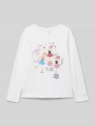 s.Oliver RED LABEL Regular Fit Langarmshirt aus reiner Baumwolle in We...