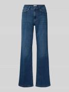 More & More Wide Leg Jeans im 5-Pocket-Design in Blau, Größe 34