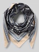 comma Schal mit Seiden-Anteil in Dunkelblau, Größe 1