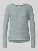 Only Regular Fit Strickpullover aus Grobstrick Modell 'GEENA' in Ocean...