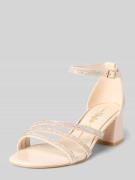 Buffalo Sandalette mit Strasssteinbesatz Modell 'LILLY GLAM' in Ecru, ...