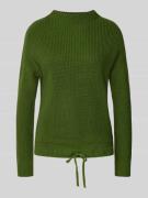 Jake*s Casual Strickpullover mit gerippten Abschlüssen in Grass, Größe...