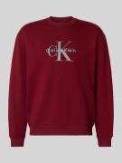 Calvin Klein Jeans Regular Fit Sweatshirt mit Logo-Print Modell 'Terry...