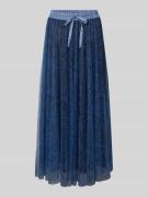 More & More Maxirock mit floralem Allover-Print in Marine, Größe 34