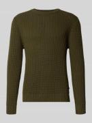 Matinique Strickpullover mit Rundhalsausschnitt Modell 'triton' in Gru...