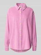 American Vintage Relaxed Fit Hemdbluse aus Cord Modell 'PADOW' in Rose...