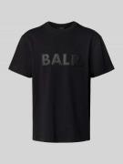 Balr. T-Shirt mit Logo und Rundhalsausschnitt in Black, Größe L