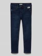 Steiff Jeans mit Eingrifftaschen in Blau, Größe 104