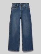 s.Oliver RED LABEL Wide Leg Jeans aus Baumwoll-Mix in Blau, Größe 146