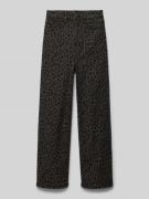 s.Oliver RED LABEL Wide Leg Jeans aus Baumwoll-Mix in Black, Größe 140