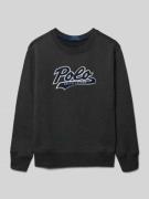 Polo Ralph Lauren Teens Sweatshirt mit Label-Stitching in Mittelgrau M...