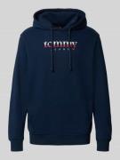 Tommy Jeans Regular Fit Hoodie aus reiner Baumwolle in Marine, Größe L