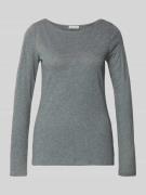 Marc O'Polo Regular Fit Langarmshirt aus reiner Baumwolle in Mittelgra...