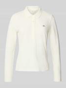 Gant Longsleeve mit Umlegekragen in Weiss, Größe L