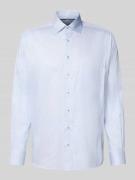 ETERNA Modern Fit Business-Hemd mit Knopfleiste in Bleu, Größe 39