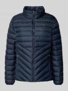 s.Oliver RED LABEL Slim Fit Steppjacke mit Stehkragen in Marine, Größe...