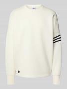 adidas Originals Sweatshirt mit Logo-Detail in Offwhite, Größe XS