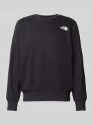 The North Face Sweatshirt mit Label-Print in Black, Größe L
