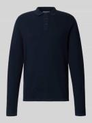 Jack & Jones Strickpullover mit Kentkragen in Marine, Größe M