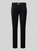 Christian Berg Woman Slim Fit Stoffhose mit Paspeltaschen in Black, Gr...