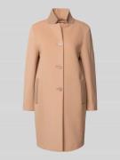 ICONS Cinzia Rocca Wollmantel mit Kaschmir-Anteil in Camel, Größe 34