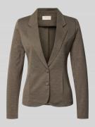 FREE/QUENT Blazer mit Reverskragen Modell 'NANNI' in Taupe, Größe S