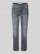 Cambio Slim Fit Jeans in 7/8-Länge Modell 'Piper' in Hellgrau, Größe 3...
