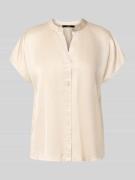 Someday Slim Fit Blusenshirt mit Tunikakragen Modell 'Koralie' in Sand...