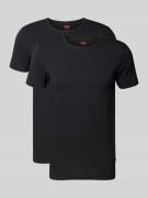 Levi's® T-Shirt mit geripptem Rundhalsausschnitt im 2er-Pack in Black,...