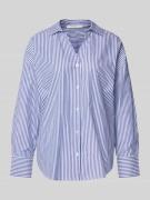 Lanius Hemdbluse mit Knopfleiste in Royal, Größe 36