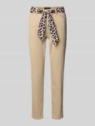 Marc Cain Stoffhose mit 5-Pocket-Design in Sand, Größe 34