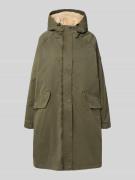 Blonde No. 8 Mantel mit Kapuze in Khaki, Größe 34