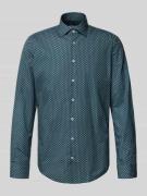 SEIDENSTICKER Slim Fit Business-Hemd mit Kentkragen in Gruen, Größe 44