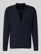Fynch-Hatton Strickjacke mit Knopfleiste in Marine, Größe XL