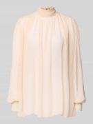 Marella Regular Fit Bluse mit Raffungen Modell 'CANAPA' in Offwhite, G...