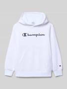 CHAMPION Hoodie mit Kapuze in Weiss, Größe 128