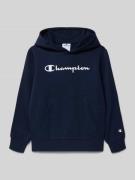 CHAMPION Hoodie mit Kapuze in Marine, Größe 128