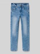 s.Oliver RED LABEL Slim Fit Jeans aus Baumwoll-Mix in Blau, Größe 110