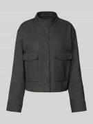 OPUS Blazer mit Stehkragen Modell 'Jandra' in BLACK, Größe 40